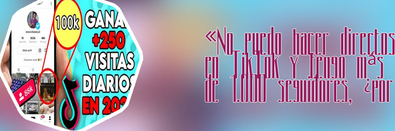 Como hacer live en tiktok con pocos seguidores